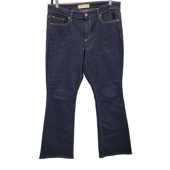 Gap Jeans Curvey Perfect Boot Dark Wash Stretch High Rise High Waisted Flare 33 - Picture 8 of 14